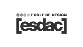 ecole de design esdac logo